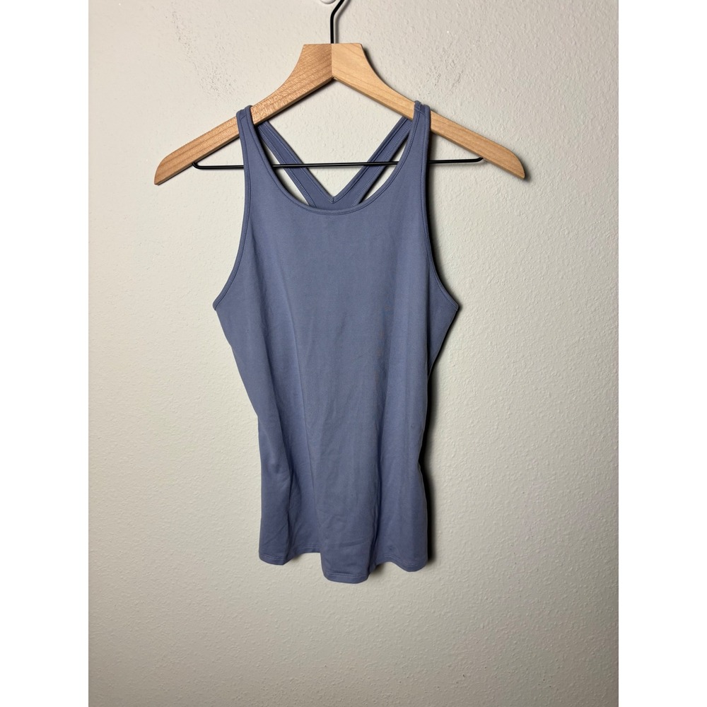 ☀️Alo Yoga Elevate Tank Top Blue Purple Racerback Athletic Gym Shirt Small